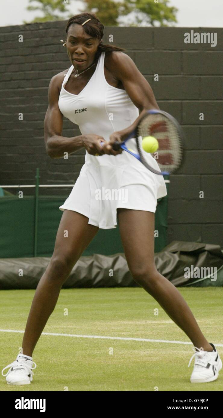 Wimbledon Williams v Zvon Stock Photo