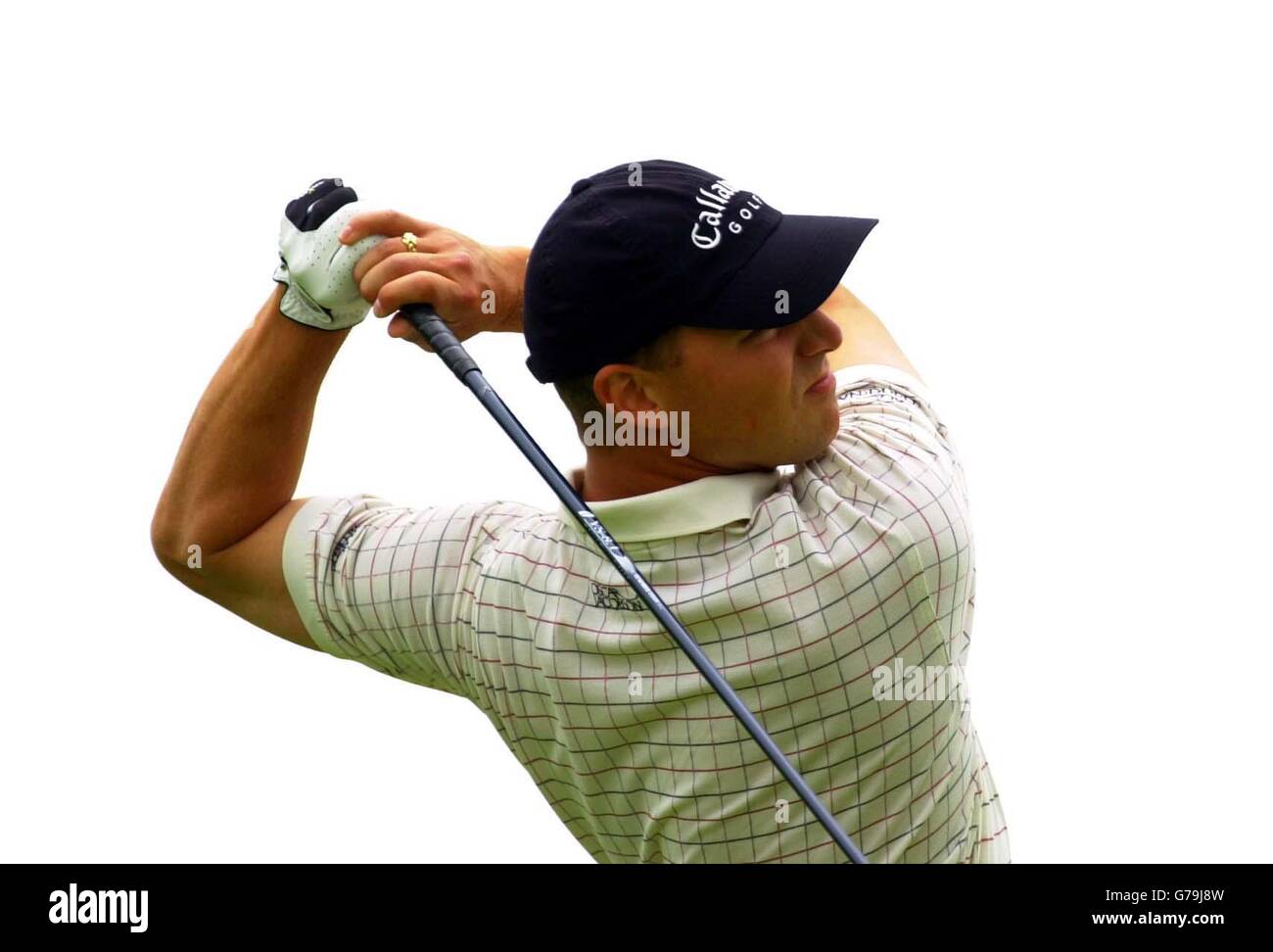 Sweden's Niclas Fasth, playing in the K Club South Golf Course Charity ...