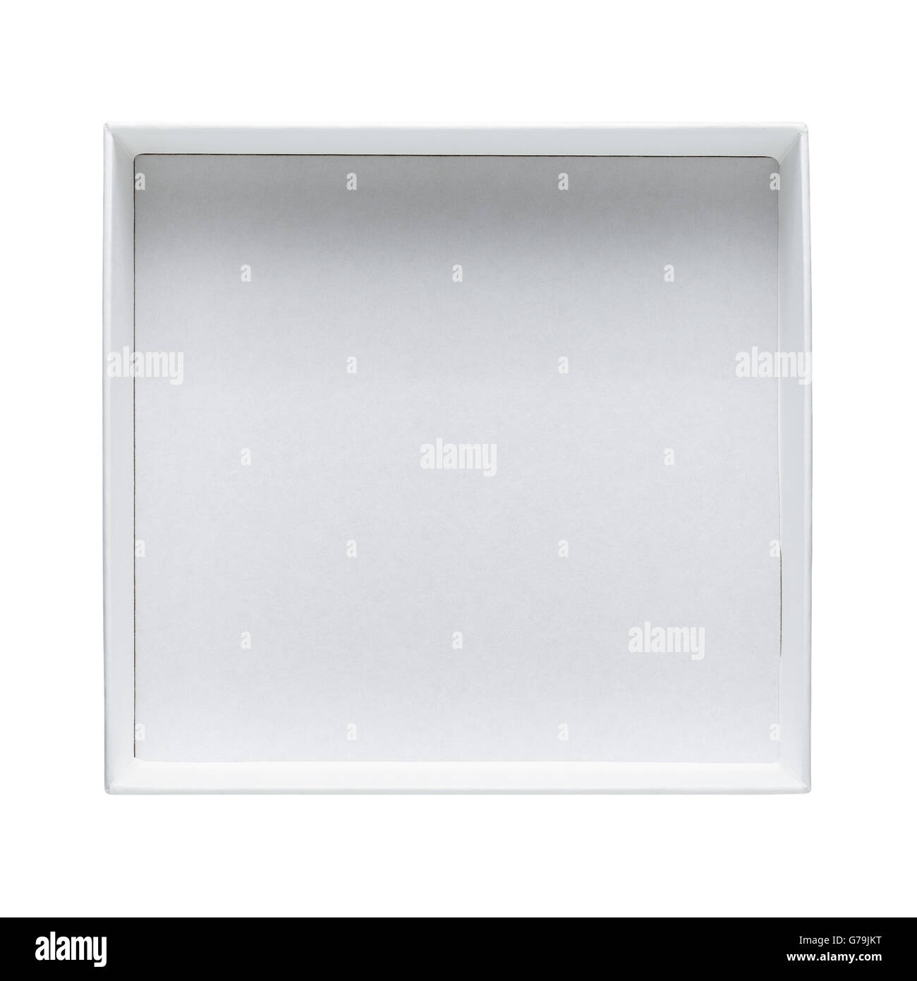 Isolated on white top view open hi-res stock photography and images - Alamy