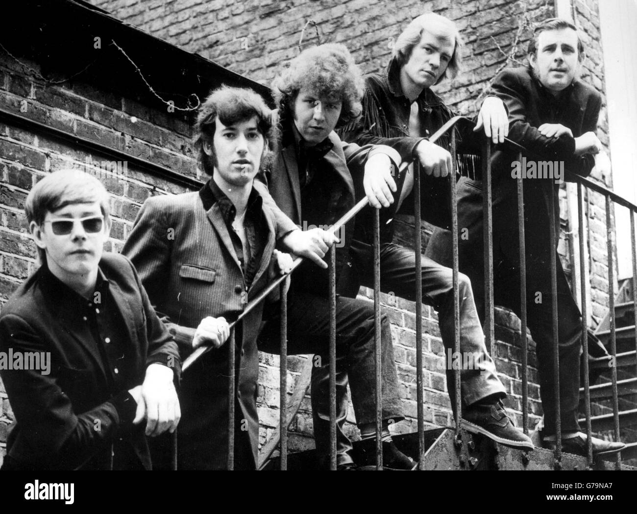 The british rock n roll group all stars Black and White Stock Photos ...