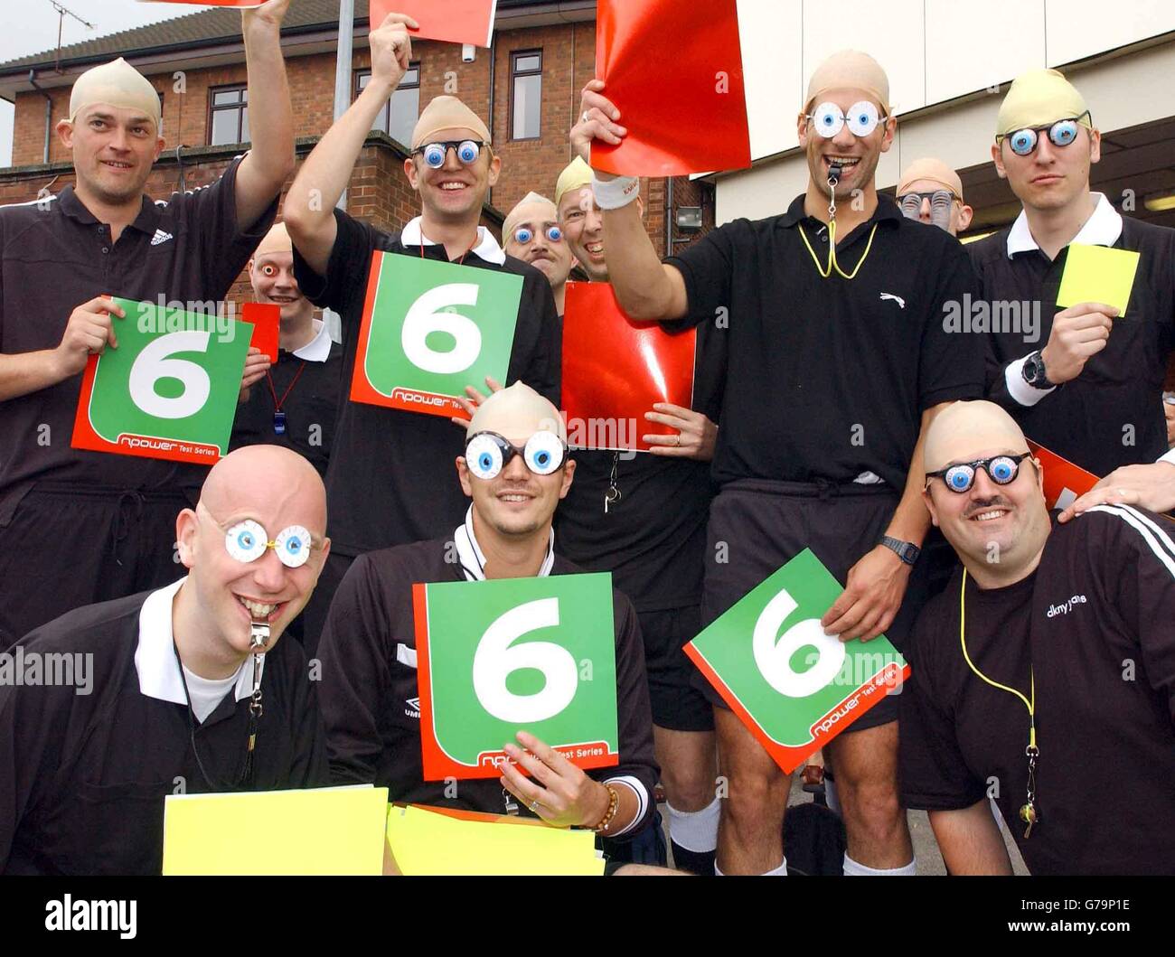 Test Cricket Fancy Dress Stock Photo Alamy