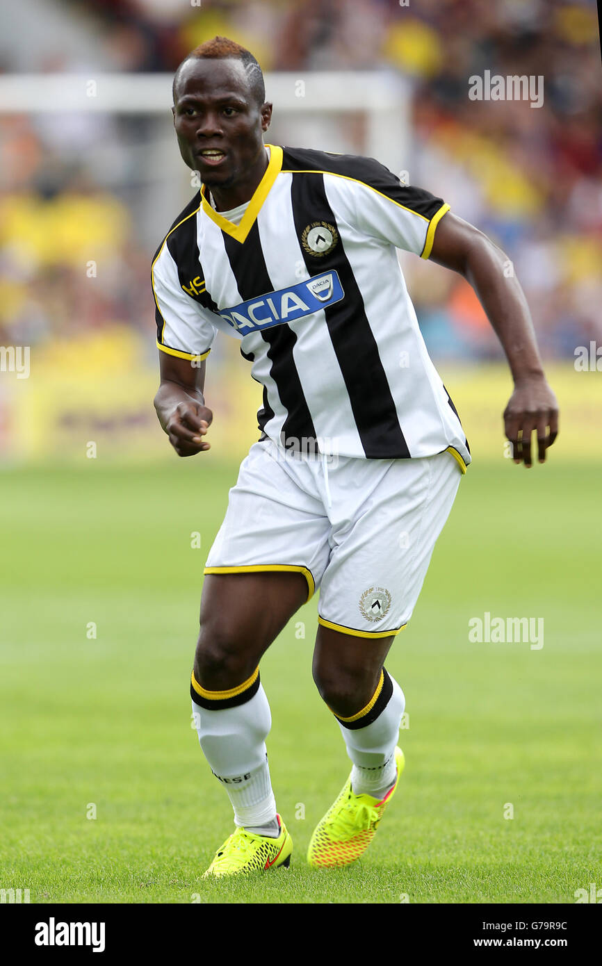 Soccer - Pre Season Friendly - Watford v Udinese - Vicarage Road. Emmanuel Agyemang-Badu, Udinese. Stock Photo