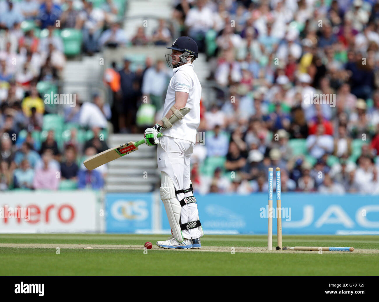 Cricket - Investec Test Series - Fifth Test - England v India - Day Two - The Kia Oval Stock Photo