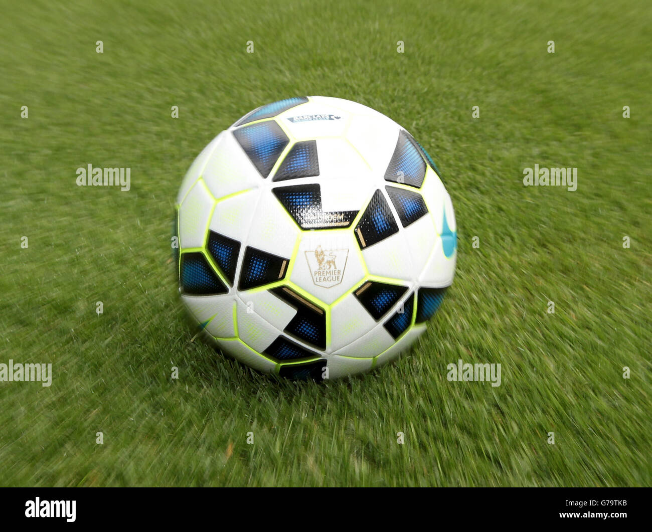 The Nike Ordem, the Official ball for the 2014-15 Premier League at Upton  Park, London. PRESS ASSOCIATION Photo. Picture date: Saturday August 16,  2014. See PA story SOCCER West Ham. Photo credit