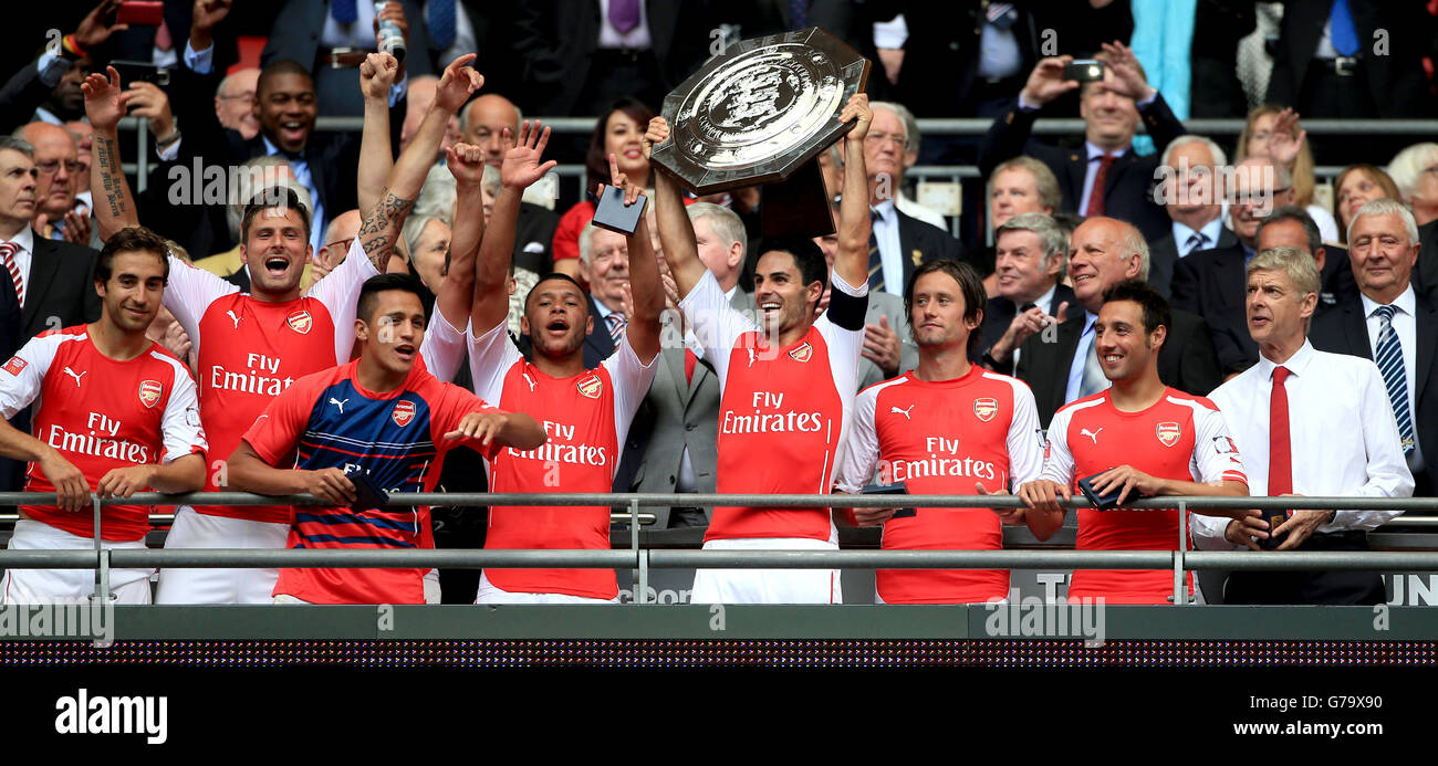 Soccer - Community Shield - Arsenal v Manchester City - Wembley Stadium ...