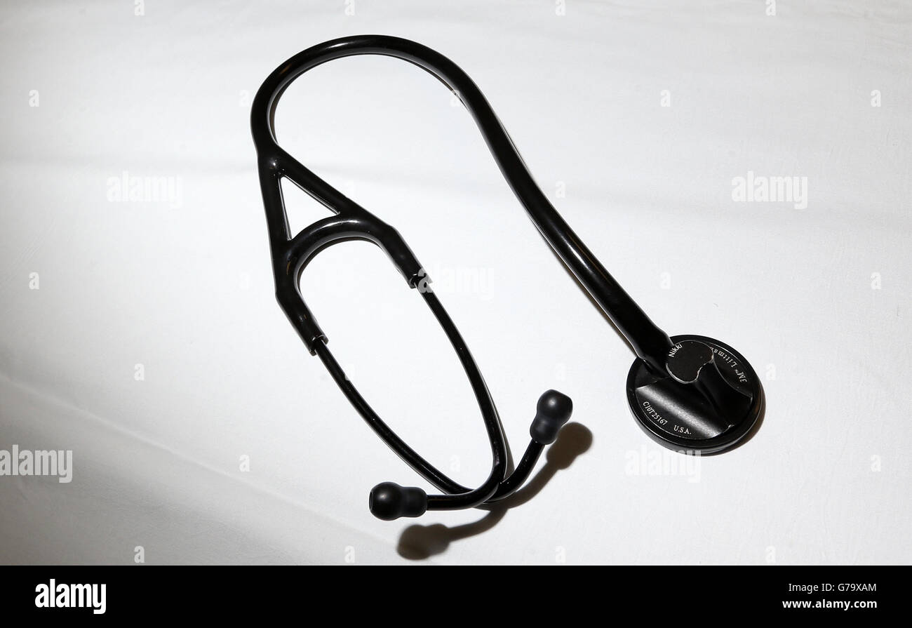 A stethoscope at the Royal Liverpool University Hospital, Liverpool Stock Photo Alamy
