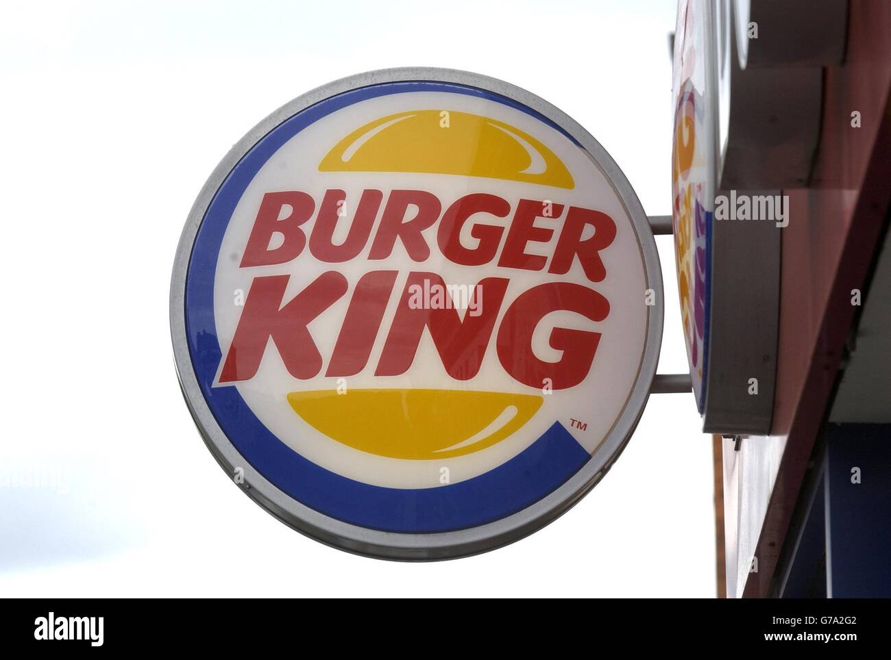 General view of Burger King. General view of Burger King in central London. Stock Photo