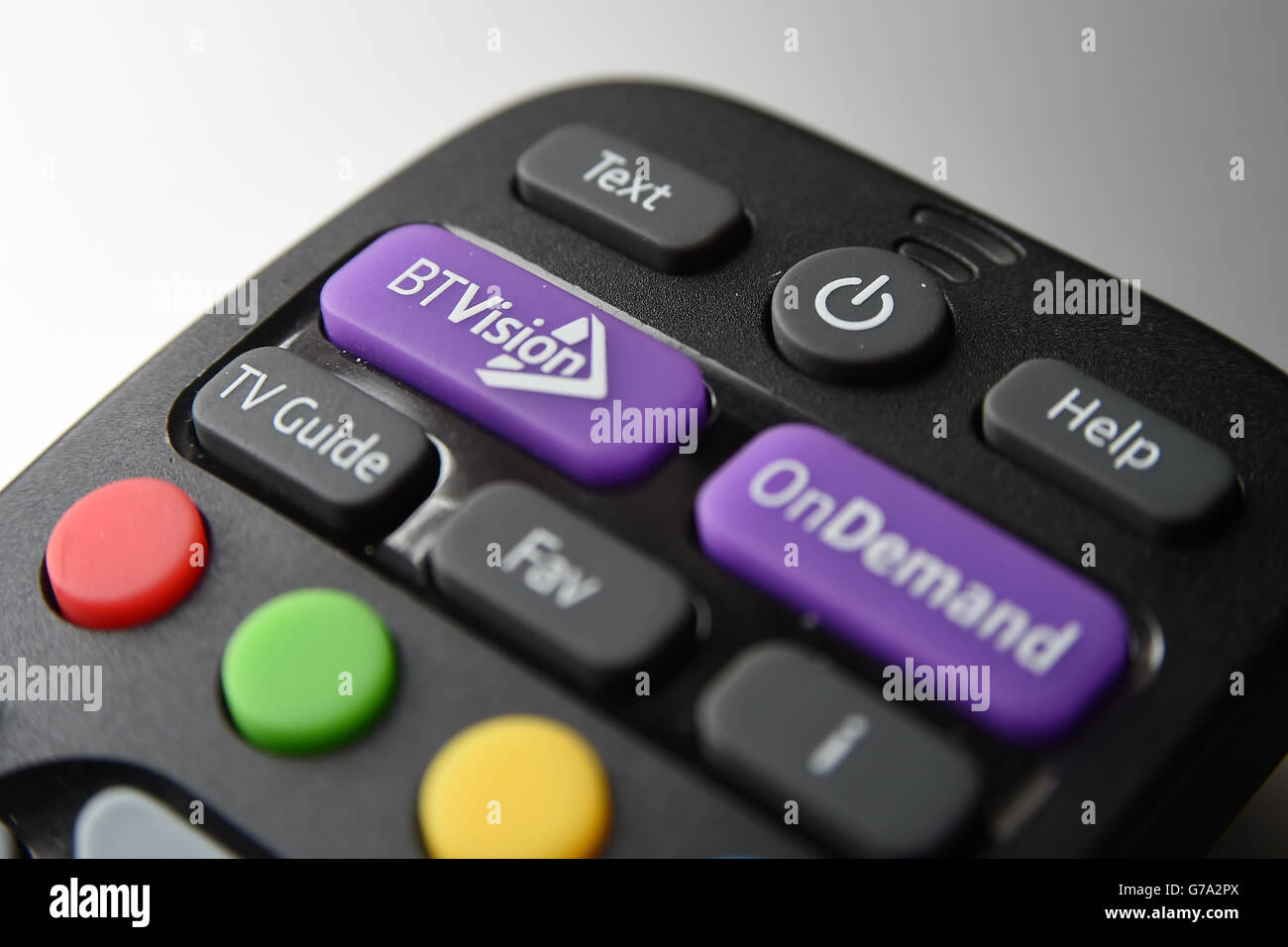 Bt vision remote control hires stock photography and images Alamy