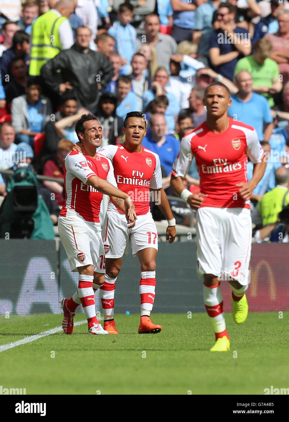 Soccer - Community Shield - Arsenal v Manchester City - Wembley Stadium ...