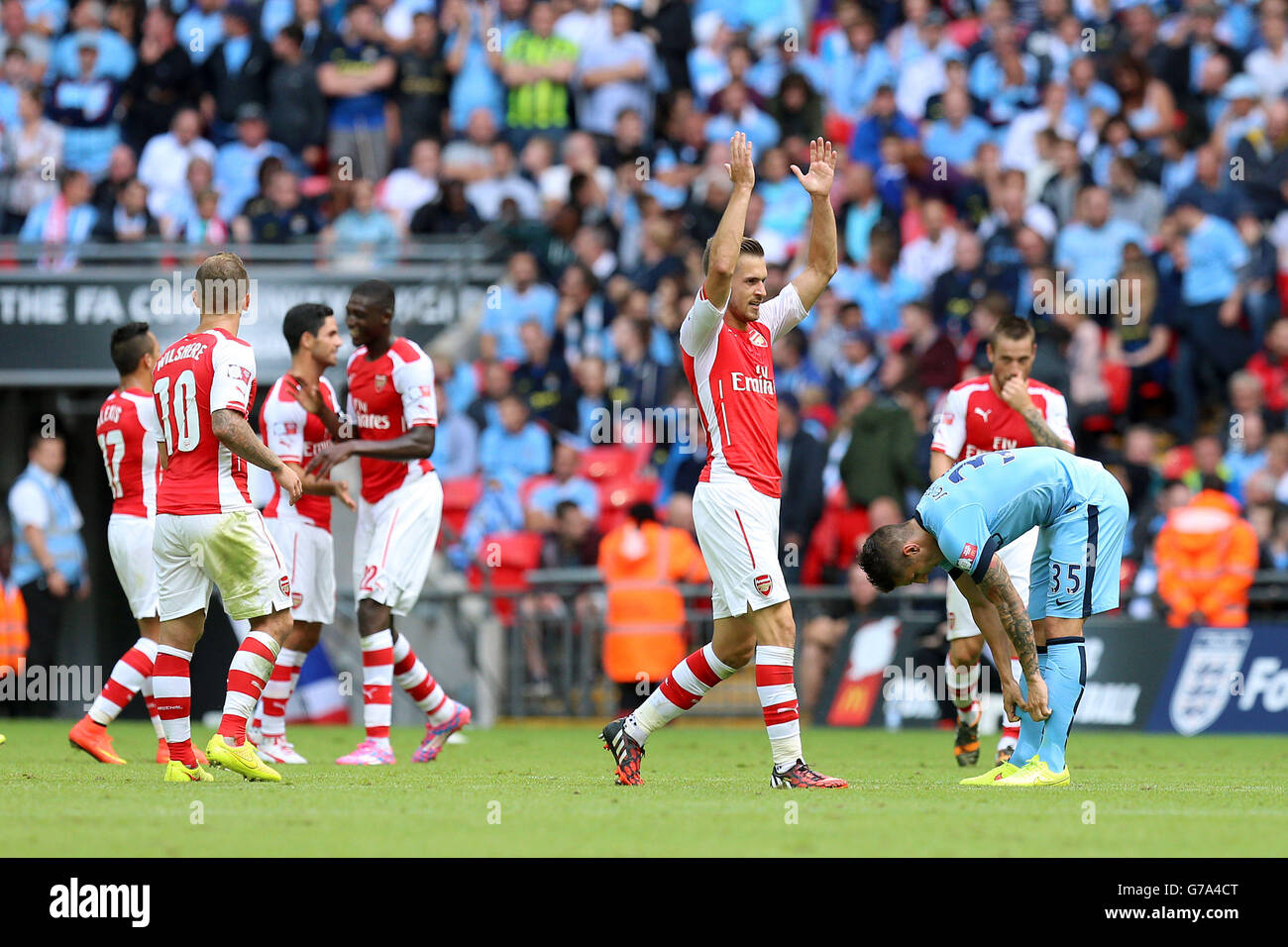 Soccer - Community Shield - Arsenal v Manchester City - Wembley Stadium ...