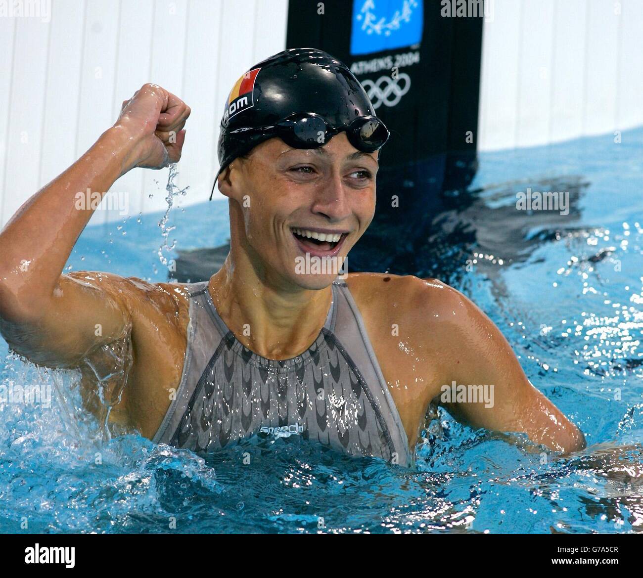 Camelia Potec women's 200m Freestyle final. Camelia Potec from Romania