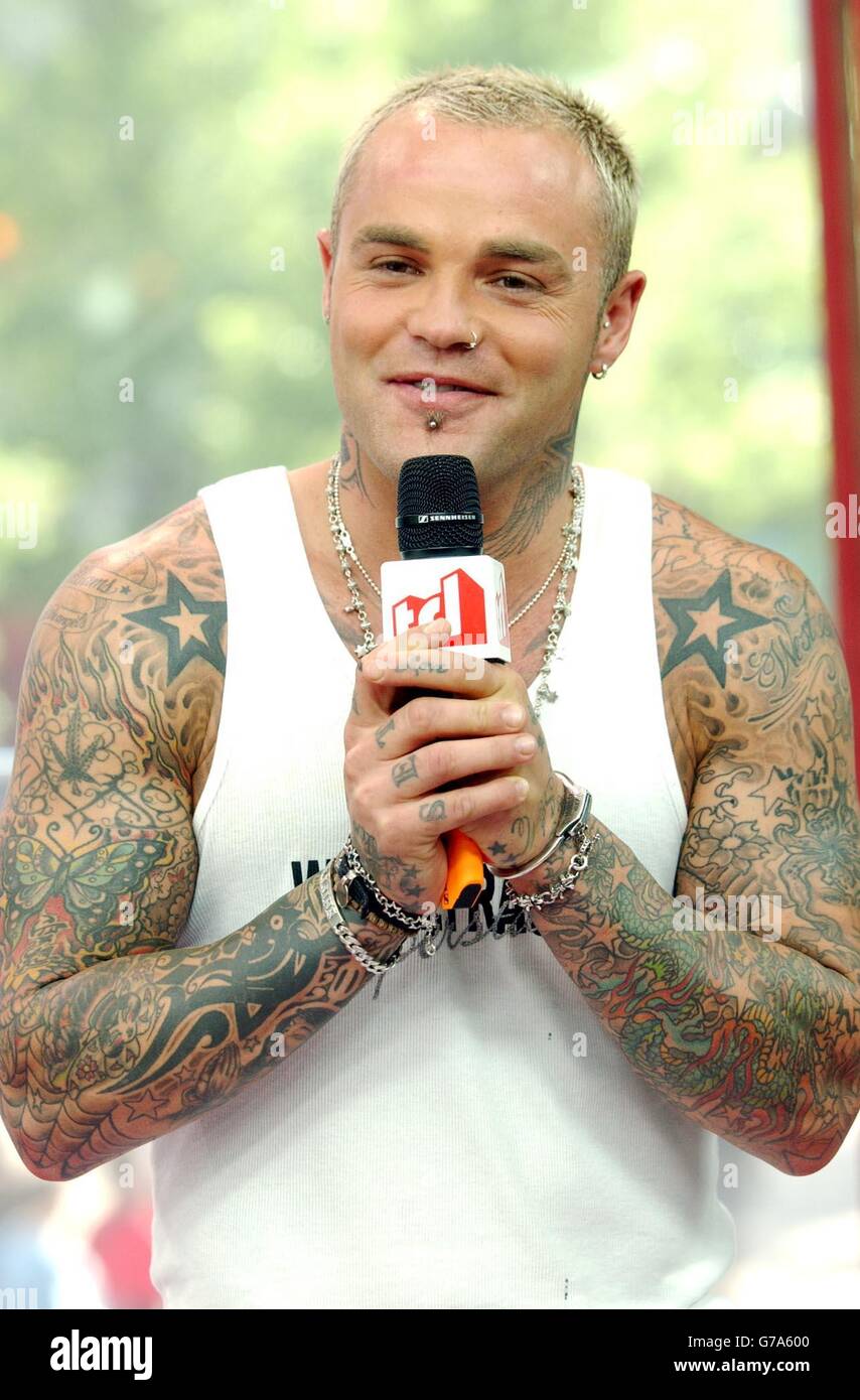 Crazy Town singer Shifty during his guest appearance on MTV's TRL