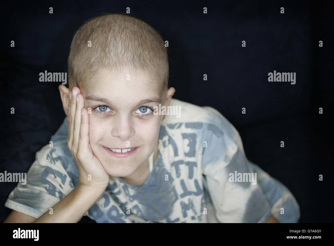 Joshua hartley sits home in romsey hires stock photography and images