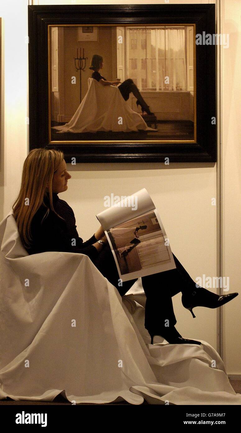 Sothebys Scottish and Sporting Pictures Auction Stock Photo Alamy