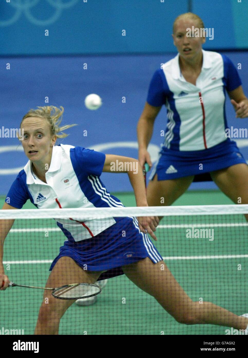 Donna kellogg gail emms badminton olympics hires stock photography and
