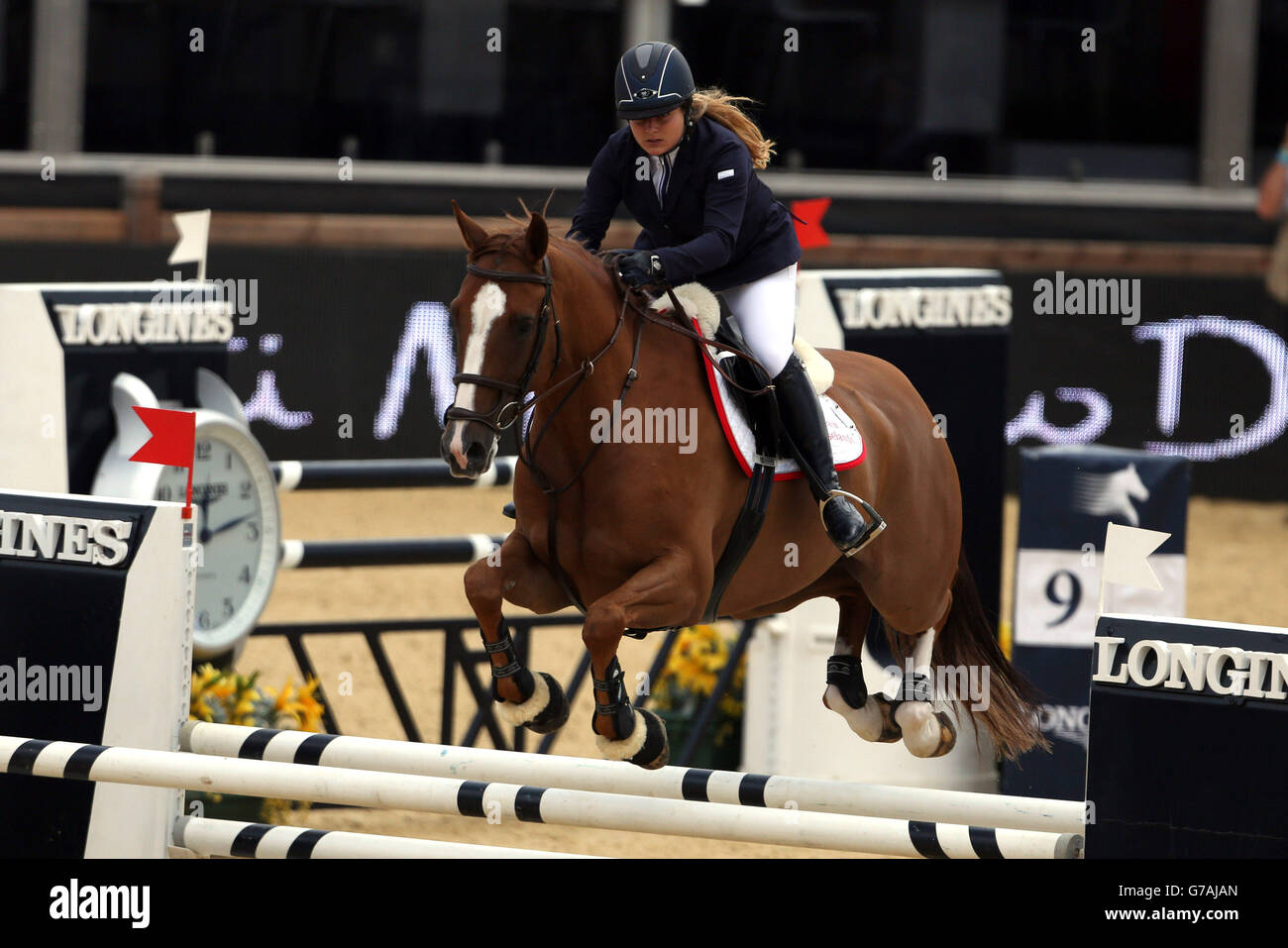 Equestrian - 2014 Longines Global Champions Tour - Day Two - Horse Guards Parade Ground Stock Photo