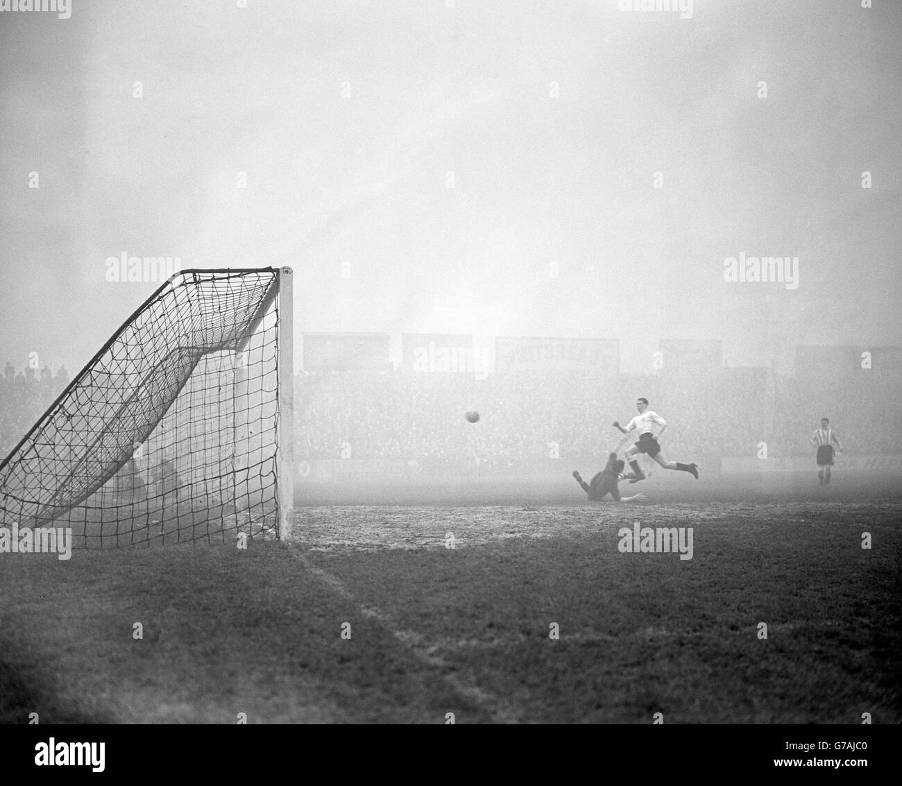 Goal keeper diving Black and White Stock Photos & Images - Alamy