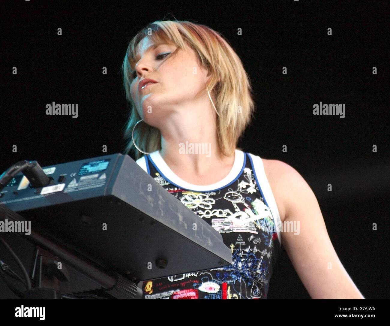 Sister Bliss performs with Faithless at the V Festival in Chelmsford ...