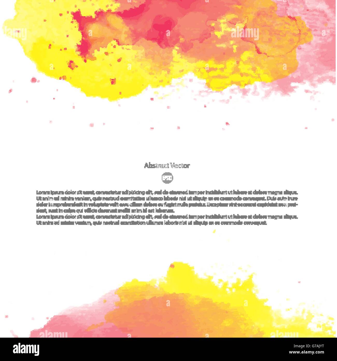 Bright colorful vector watercolor background Stock Vector Image & Art ...