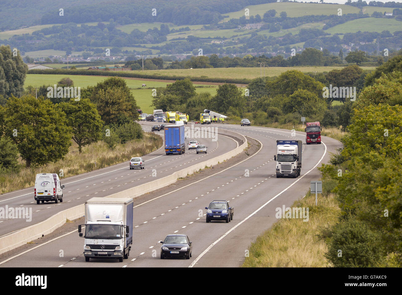 M5 Accident Stock Photo