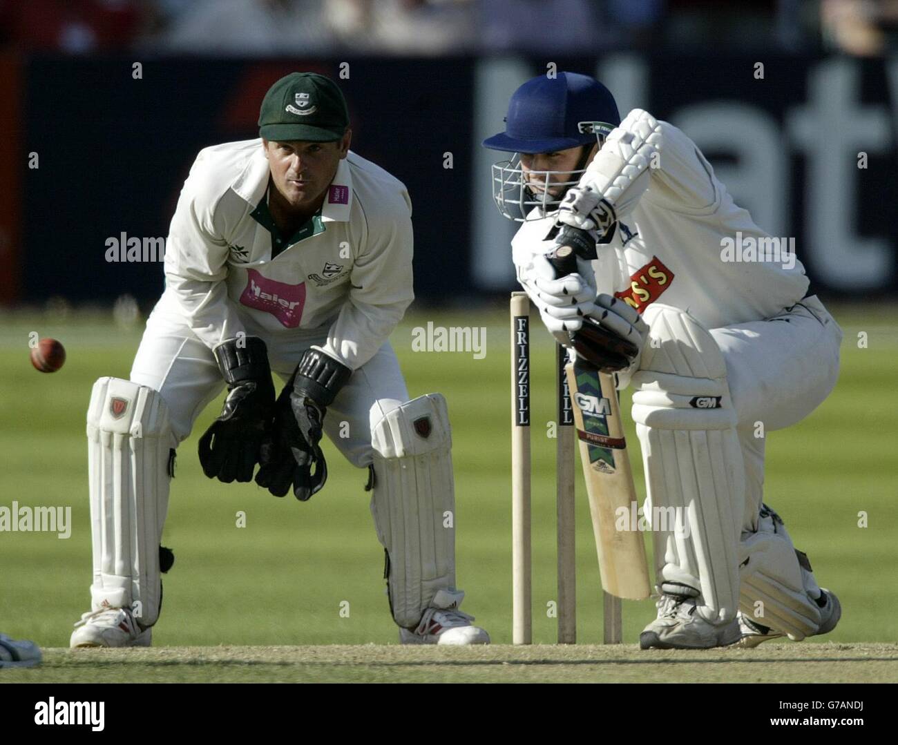 Defensive batting hi-res stock photography and images - Alamy