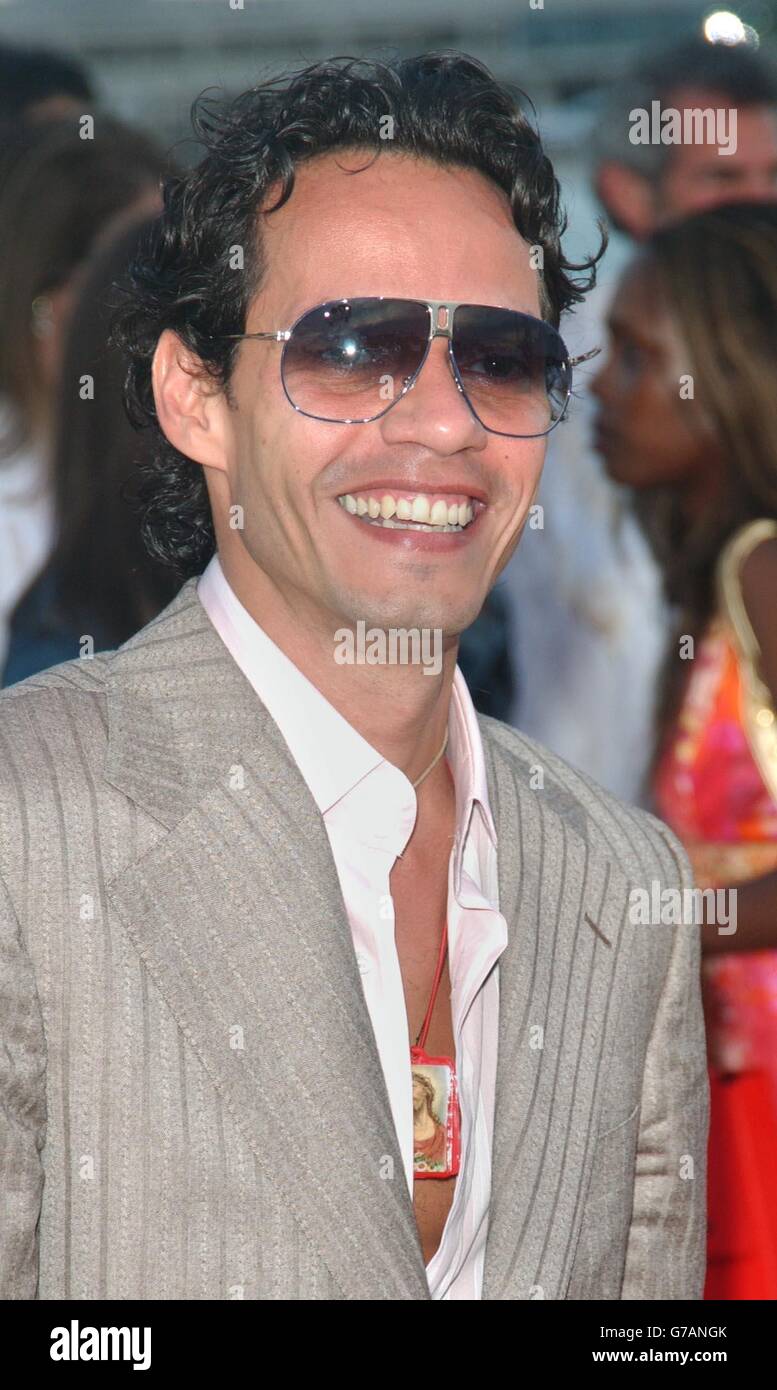 Singer Marc Anthony arrives for the MTV Video Music Awards at the American  Airlines Arena in Miami, Florida Stock Photo - Alamy