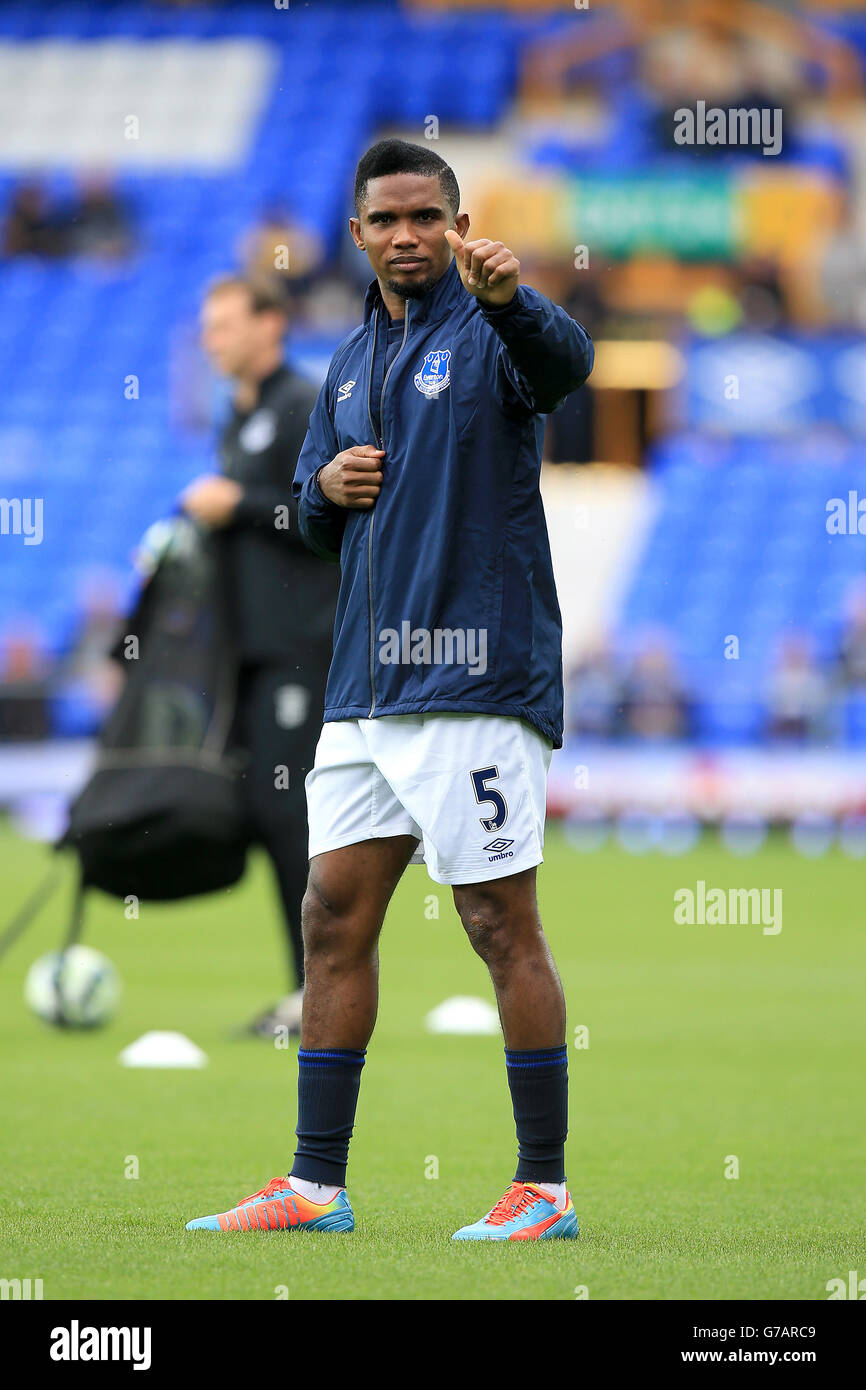 Sam Goodison Eto’o everton hi-res stock photography and images - Alamy