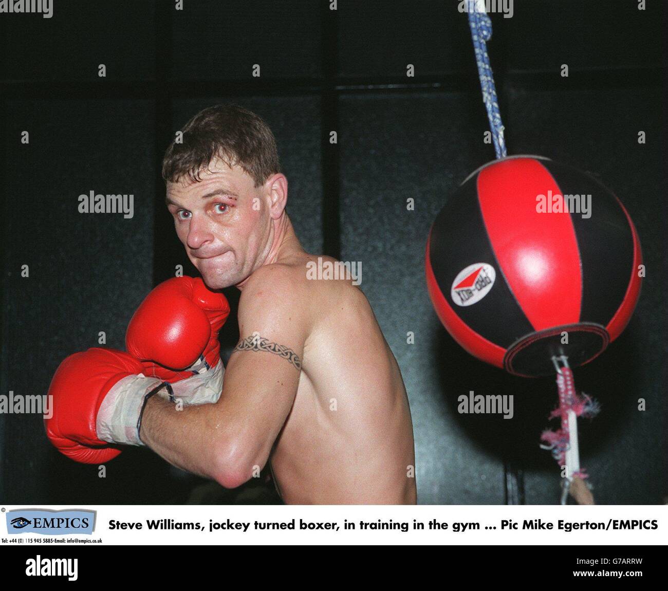Steve Williams feature jockey turned boxer Stock Photo - Alamy
