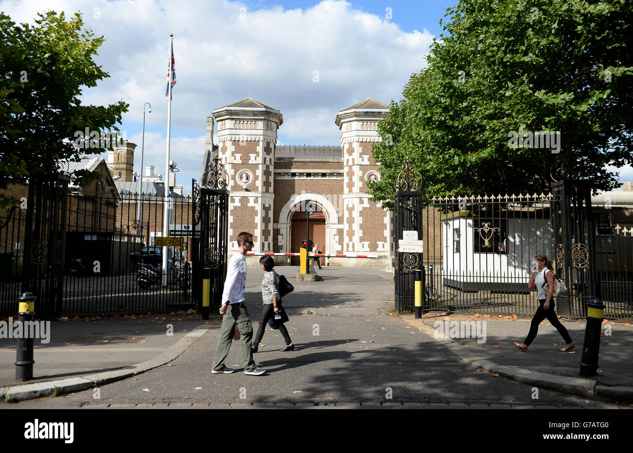 Prisons Ampics Hi Res Stock Photography And Images Alamy   The Main Entrance Of Hmp Wormwood Scrubs In Hammersmith Which Has G7ATG0 