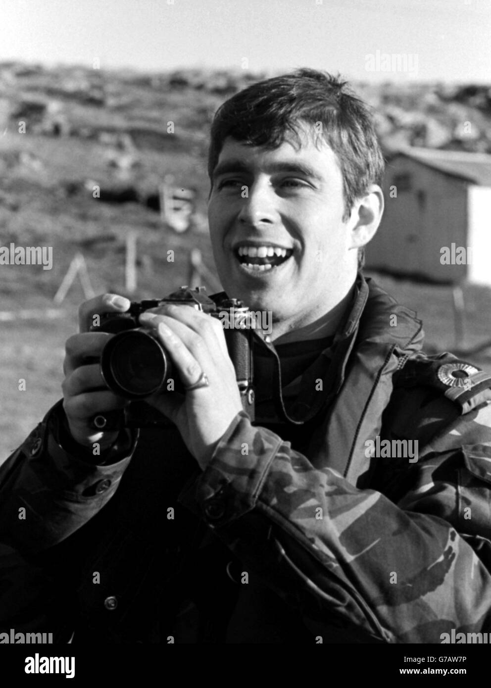 Prince Andrew takes photographs Stock Photo - Alamy