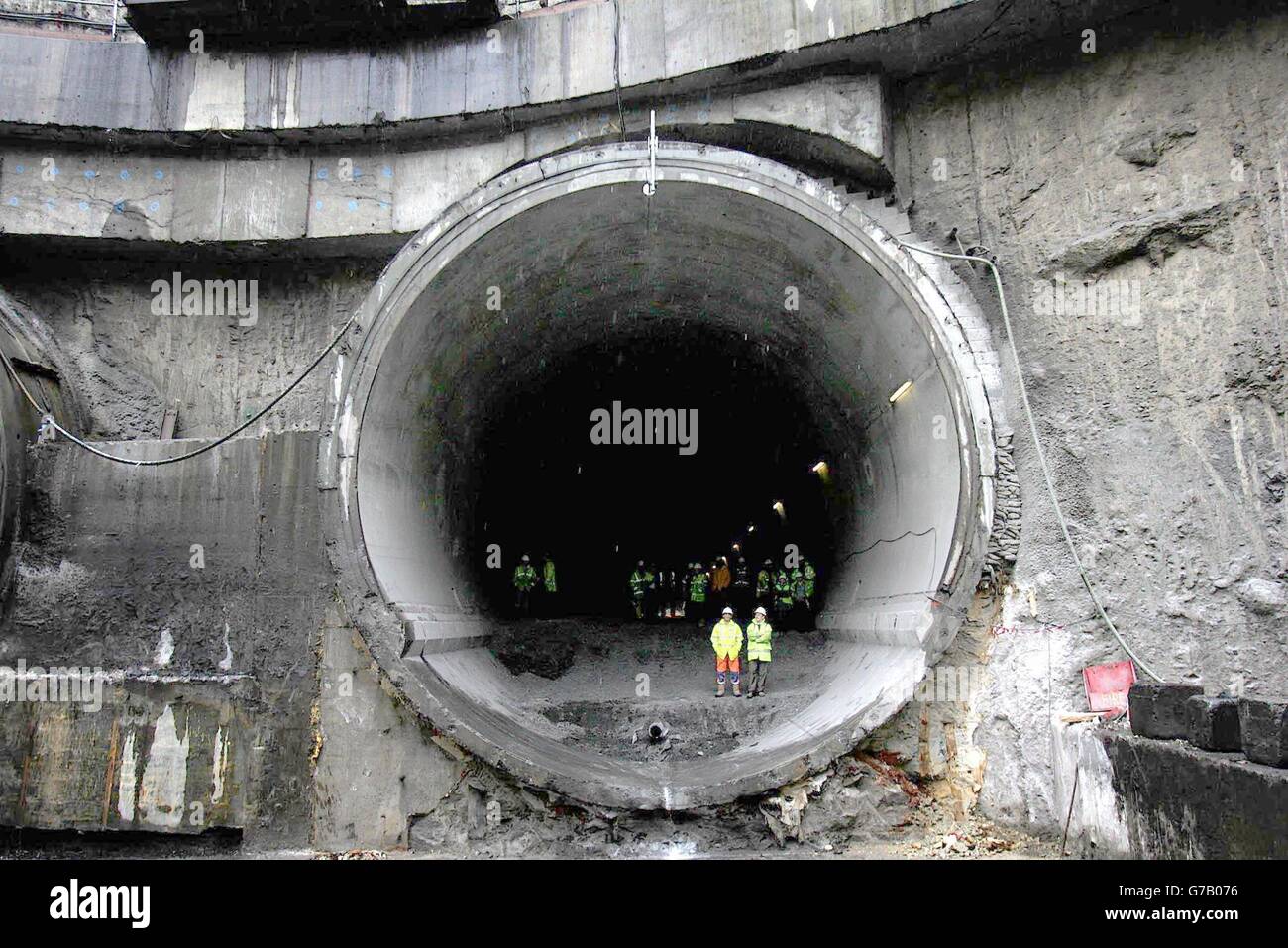 Dublin Port tunnel Stock Photo Alamy