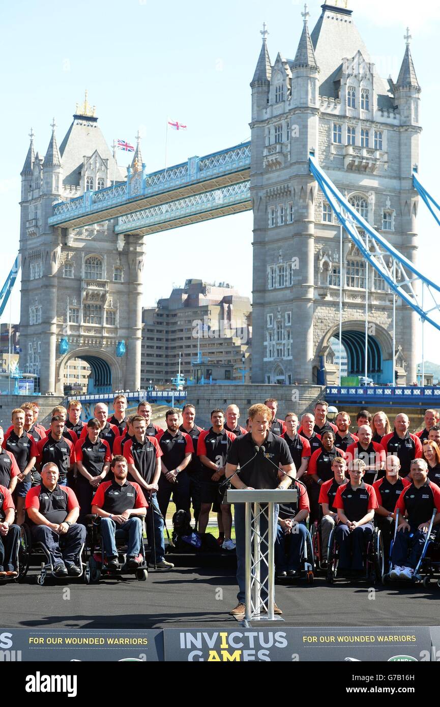 Invictus Games team announcement Stock Photo - Alamy