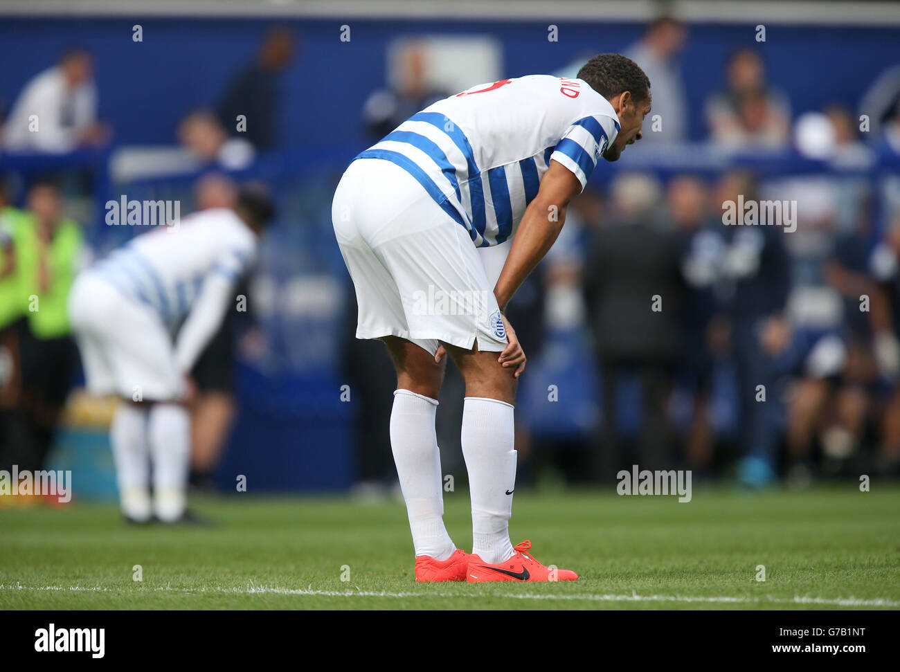 Queens Park Rangers Rio Ferdinand Is Dejected At The End Of The Match Following Their Defeat At Loftus Road London Stock Photo Alamy Queens Park Rangers Rio Ferdinand Is Dejected At The End Of The Match Following Their Defeat At Loftus Road London Stock Photo Alamy