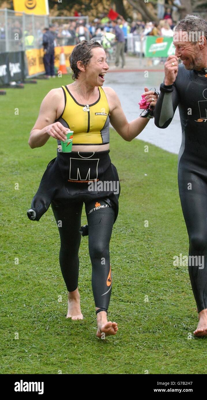 Jane Tomlinson Half Ironman UK Stock Photo Alamy