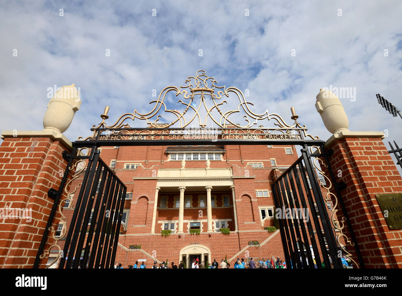 Gates entrance to kia oval hires stock photography and images Alamy
