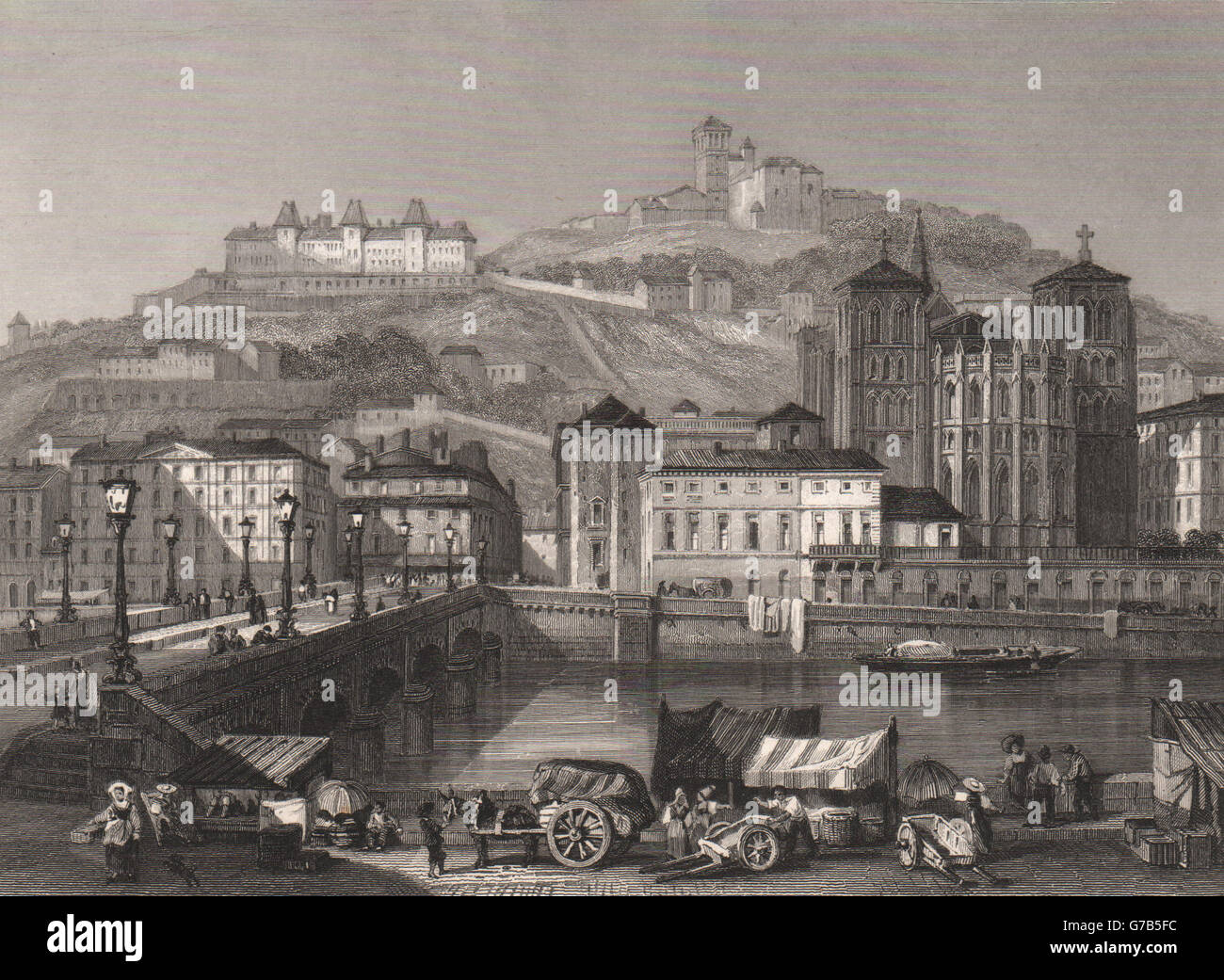 LYON C te De Fourvi res Rh ne Antique Print 1844 Stock Photo Alamy lyon-c-te-de-fourvi-res-rh-ne-antique-print-1844-stock-photo-alamy