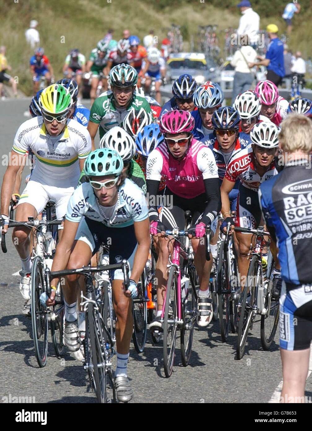 Tour of Britain Cycle race Stock Photo