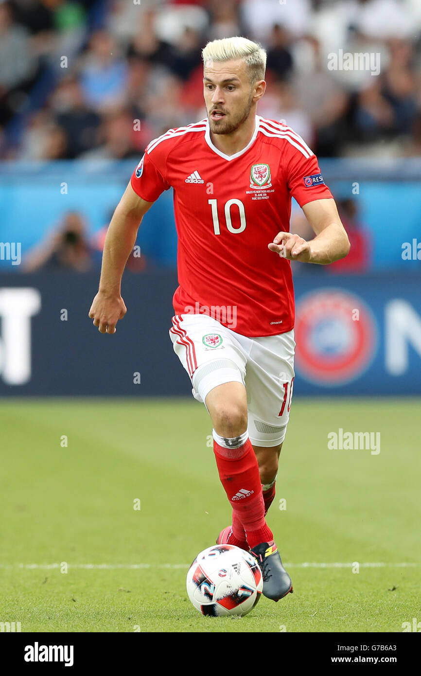 Wales Aaron Ramsey During The Round Of 16 Match At The Parc De Princes Paris Press Association Photo Picture Date Saturday June 25 2016 See Pa Story Soccer Wales Photo Credit Should