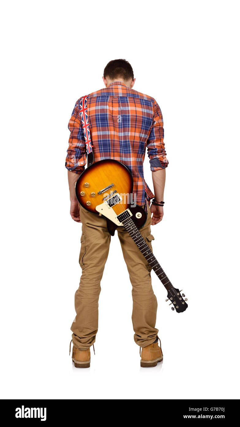 Alamy Rocker Rocker is back with a electric guitar Stock Photo - Alamy