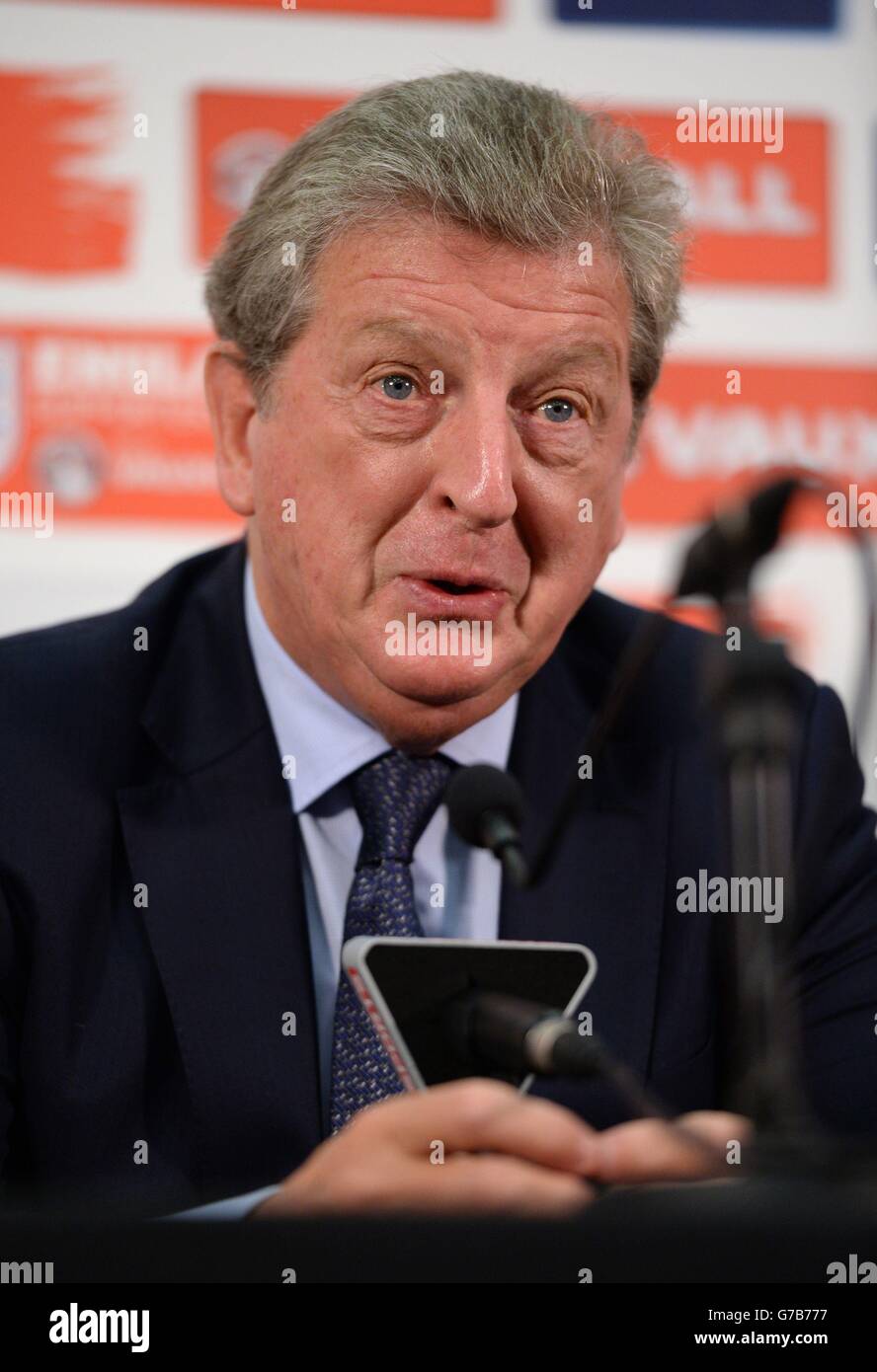 England manager Roy Hodgson during a press conference at Wembley Stadium,  London Stock Photo - Alamy