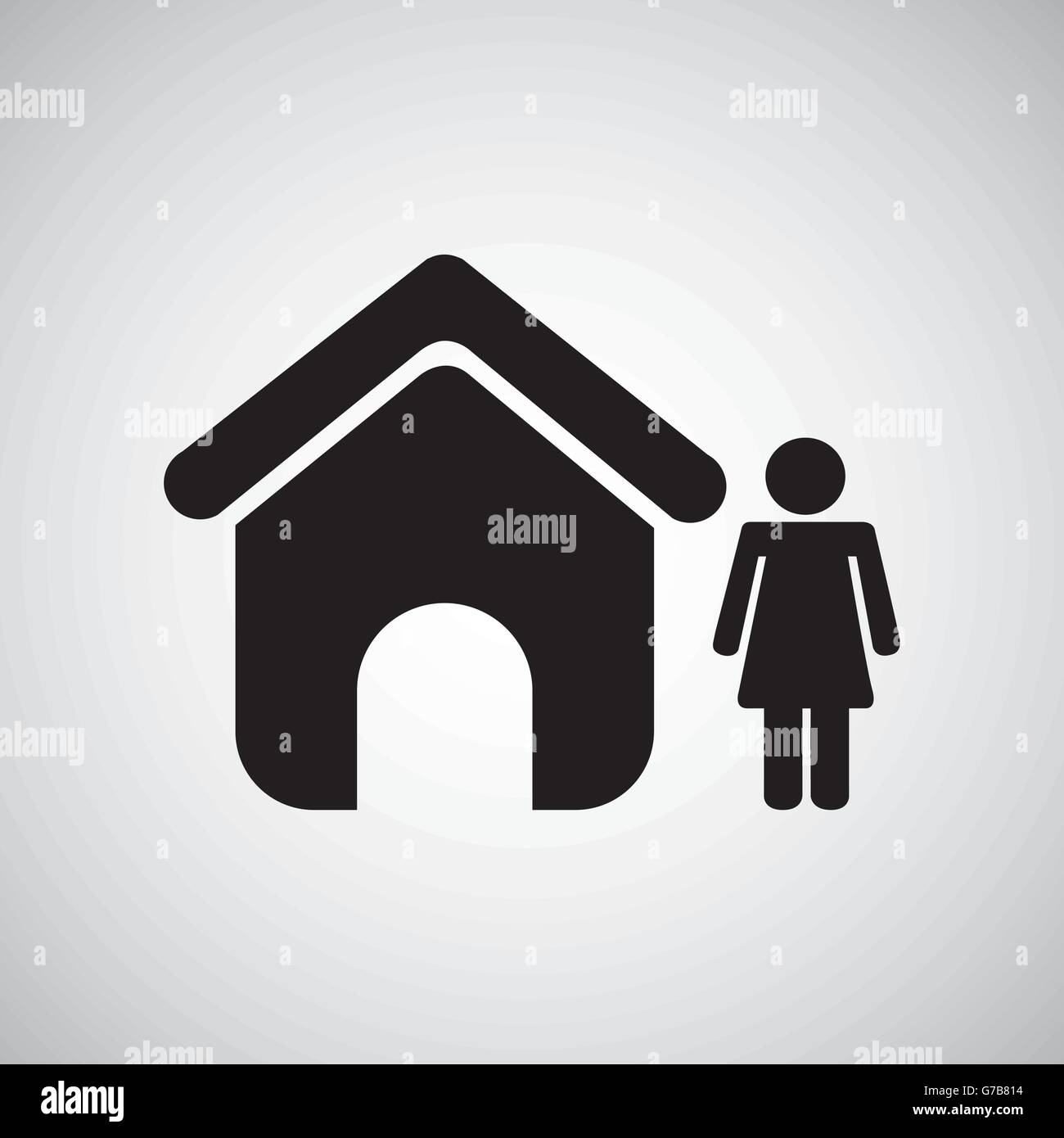 house isolated design Stock Vector Image & Art - Alamy