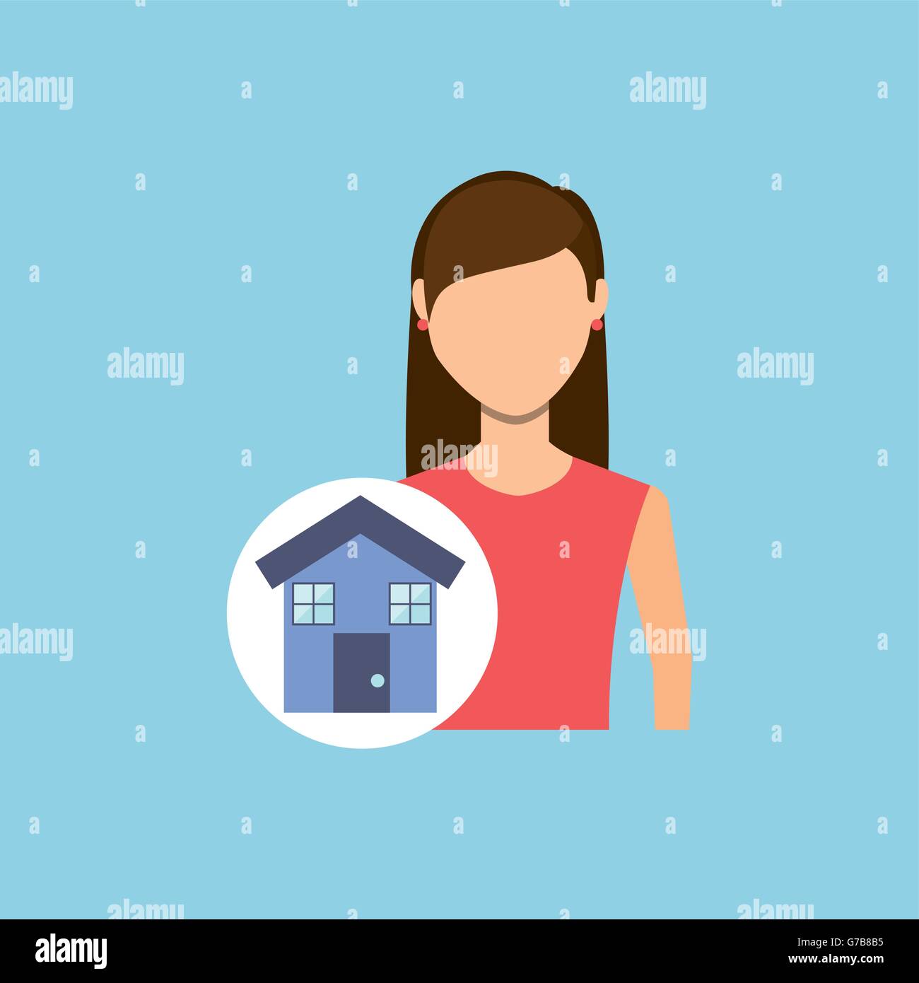 house isolated design Stock Vector Image & Art - Alamy