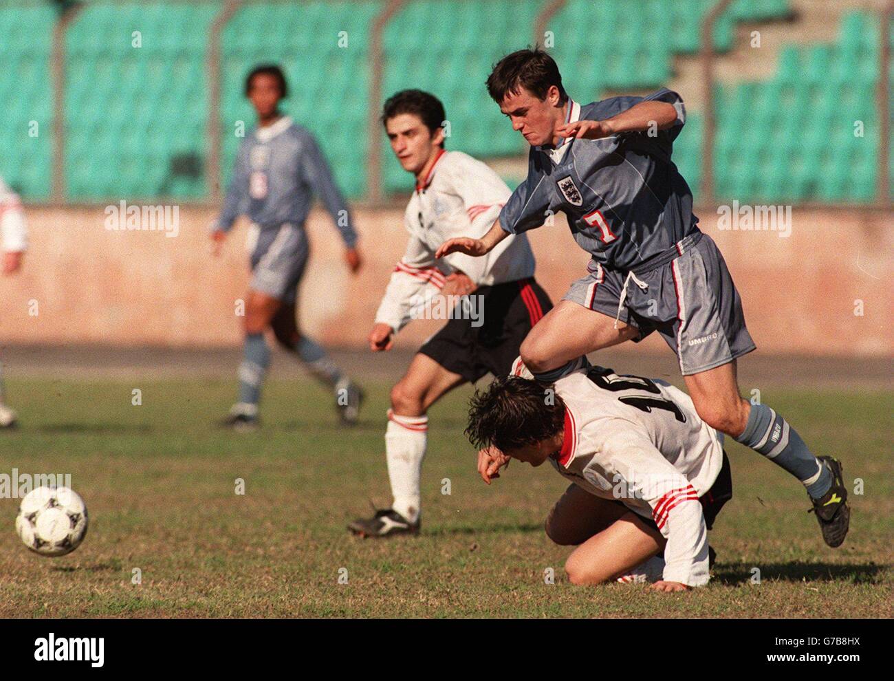 International Soccer - Georgia U21 v England U21. England's David Thompson in action Stock Photo