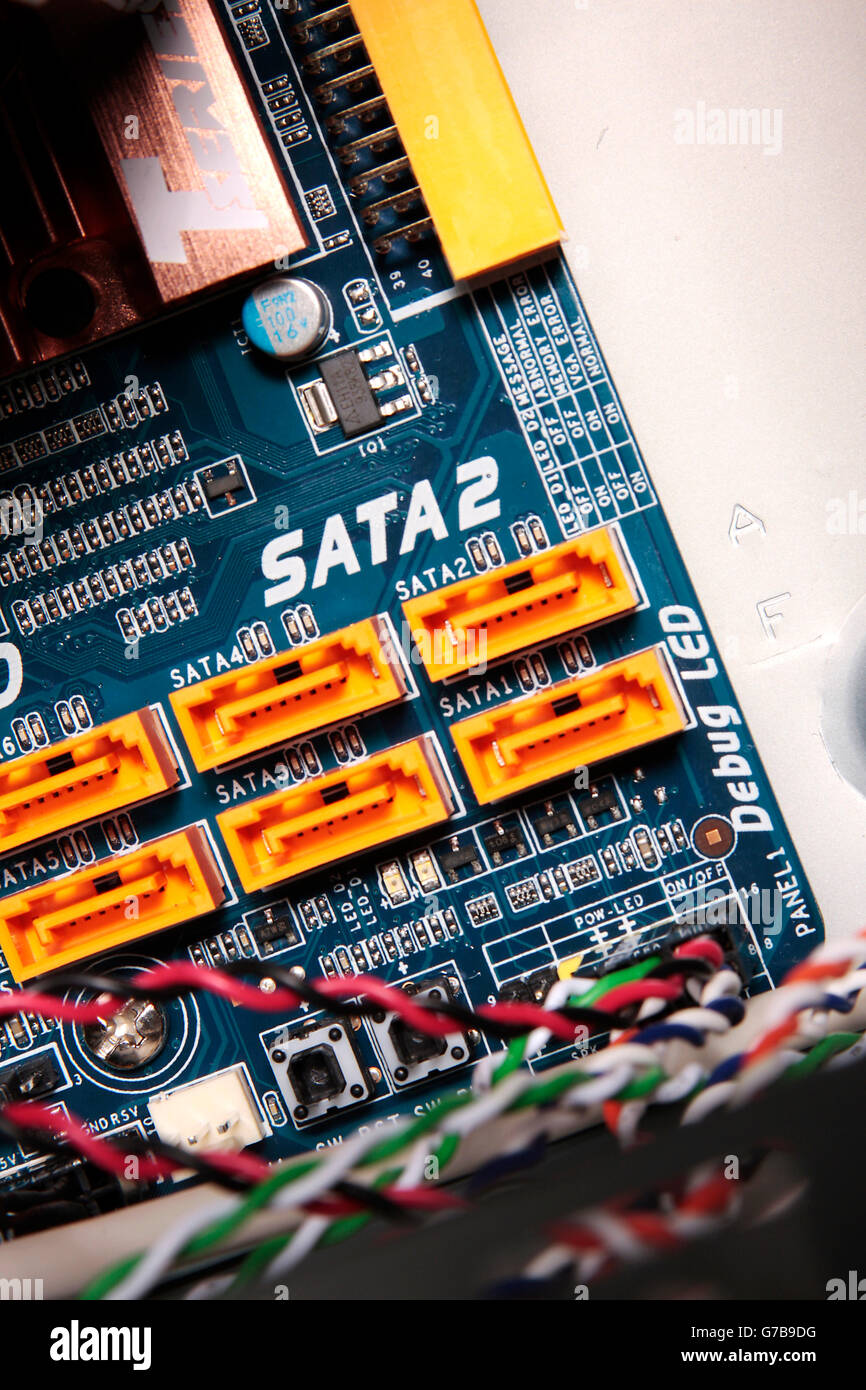 Computer System Board Stock Photo Alamy
