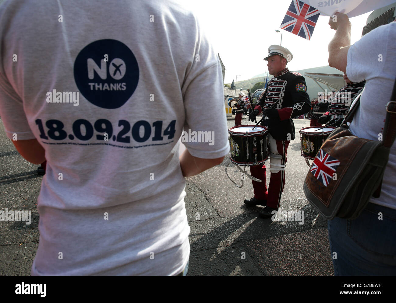 Orangemen Riots Orangemen march through the streets of edinburgh during a hi-res stock ...