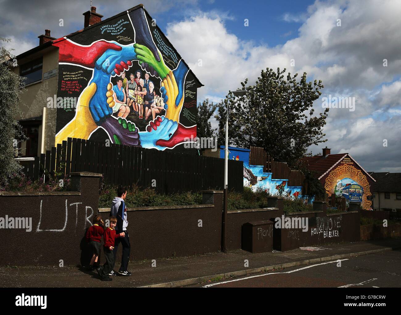Ballymurphy estate hires stock photography and images Alamy