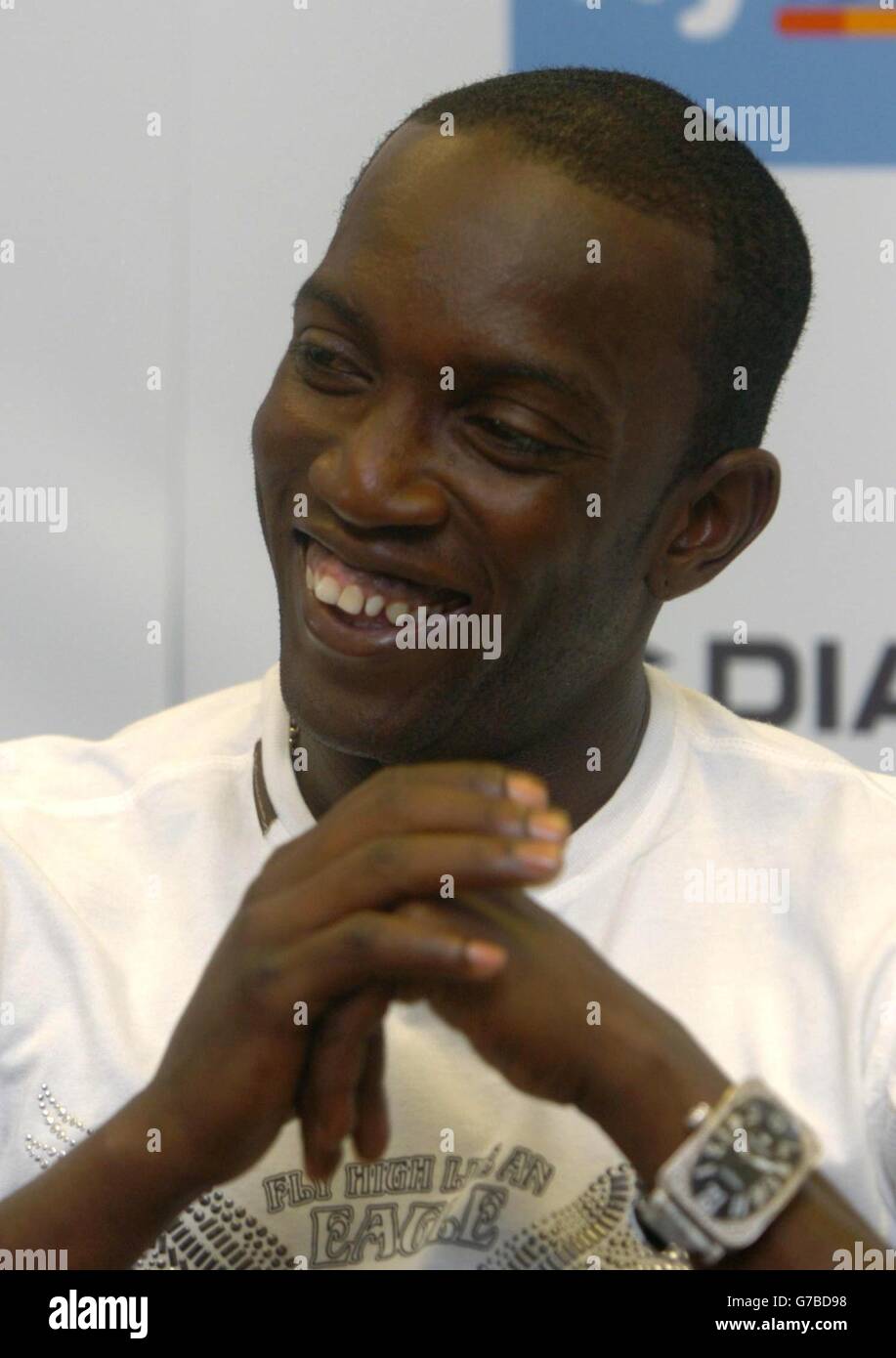 Dwight Yorke is unveilled as the new Birmingham City signing at Wast Hills training ground, Birmingham. Stock Photo