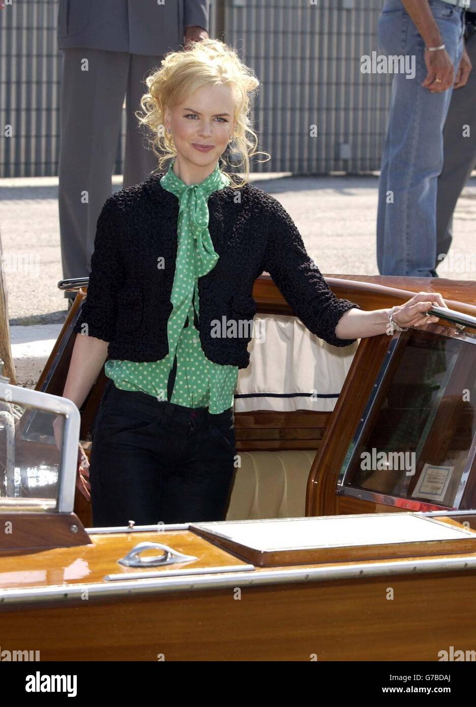 Actress Nicole Kidman arrives for the 61st Venice Film Festival at Lido
