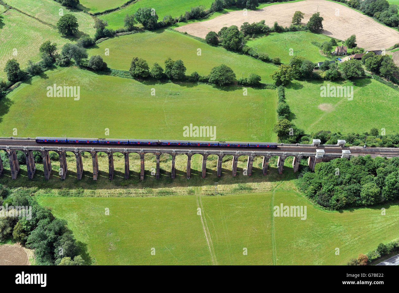 A View Of Of The Ouse Valley Viaduct Also Called Balcombe Viaduct In ...