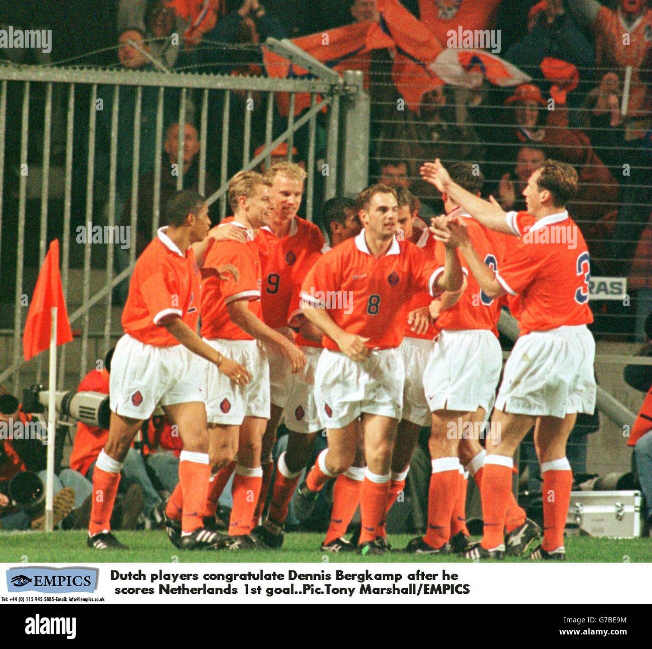 SOCCER.  World Cup Qualifier, group 7, Netherlands v Wales Stock Photo